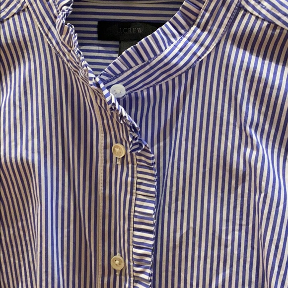 JCrew Ruffled Buttoned Down Shirt - Picture 2 of 7
